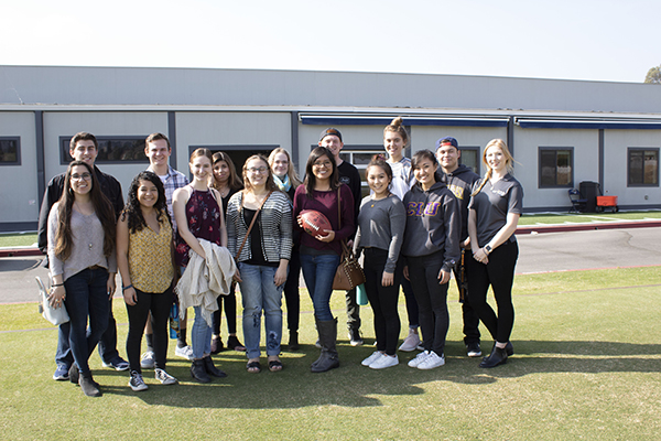 PRSSA Students Tour the Rams Training Facility