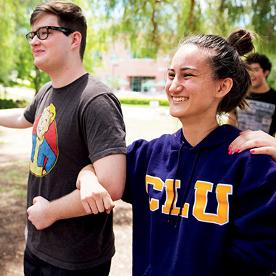 students in outdoor classroom