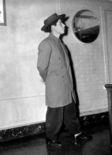 Man arrested during Zoot Suit Riots.