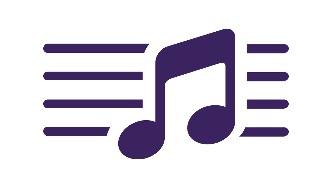 Icon of musical note