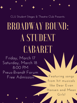 Broadway Bound Production Poster