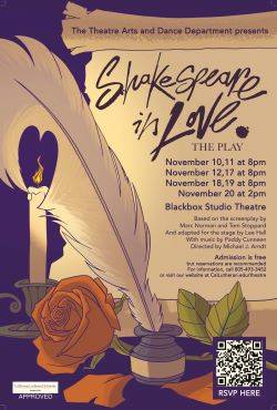 Shakespeare in Love Production Poster
