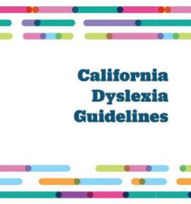 CA Dyslexia Guidelines