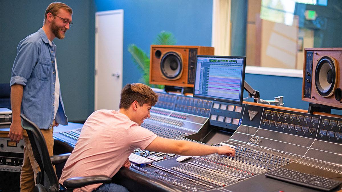 Music recording studio