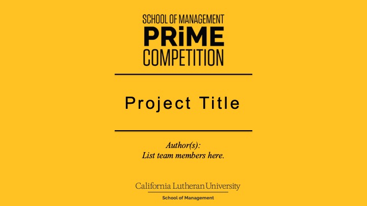 PRiME PPT Template Visual