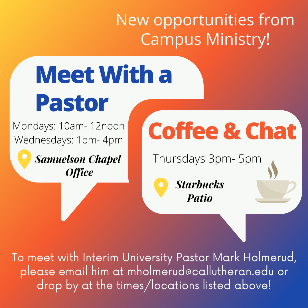 "Meet With a Pastor" Graphic