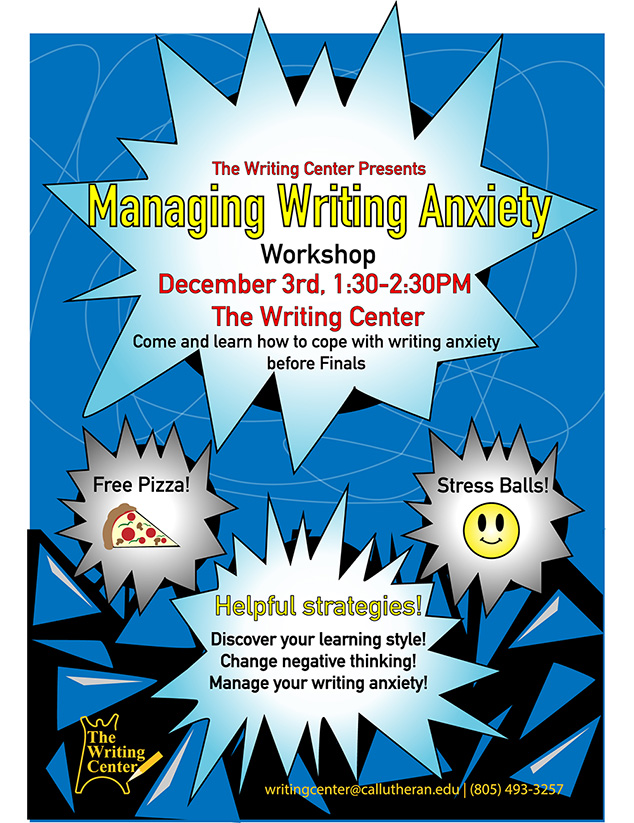 Writing Anxiety Flyer